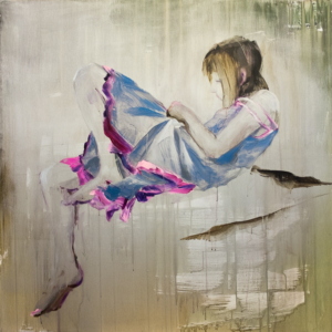 Elisabeth, 100x100 cm, acrylic on canvas