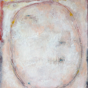Oval, 55x45 cm, acrylic on canvas