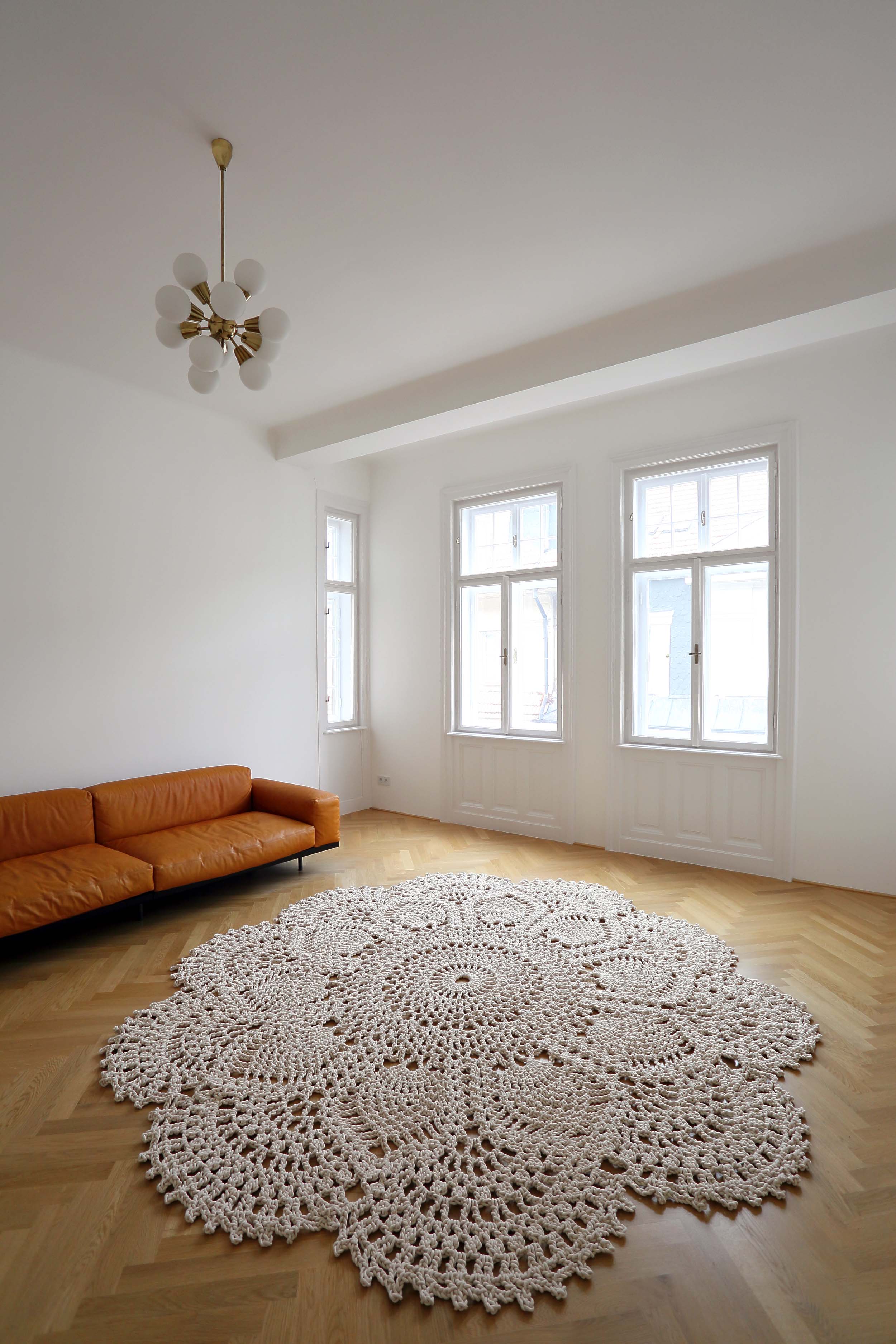 koberec Ananass, průměr 3 m, 100% bavlna