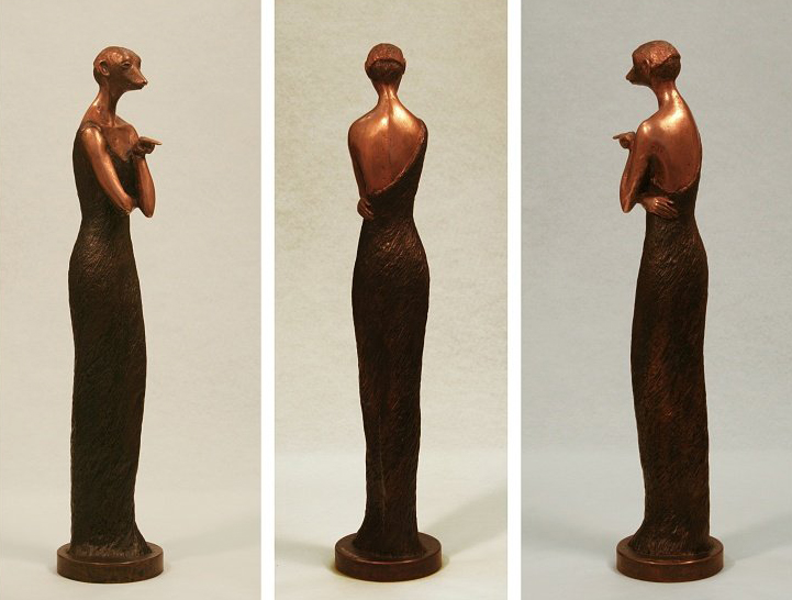 Surikata, 2012, bronz, výška 60 cm, prodáno